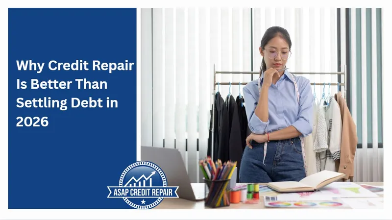 Why Credit Repair Is Better Than Settling Debt in 2026