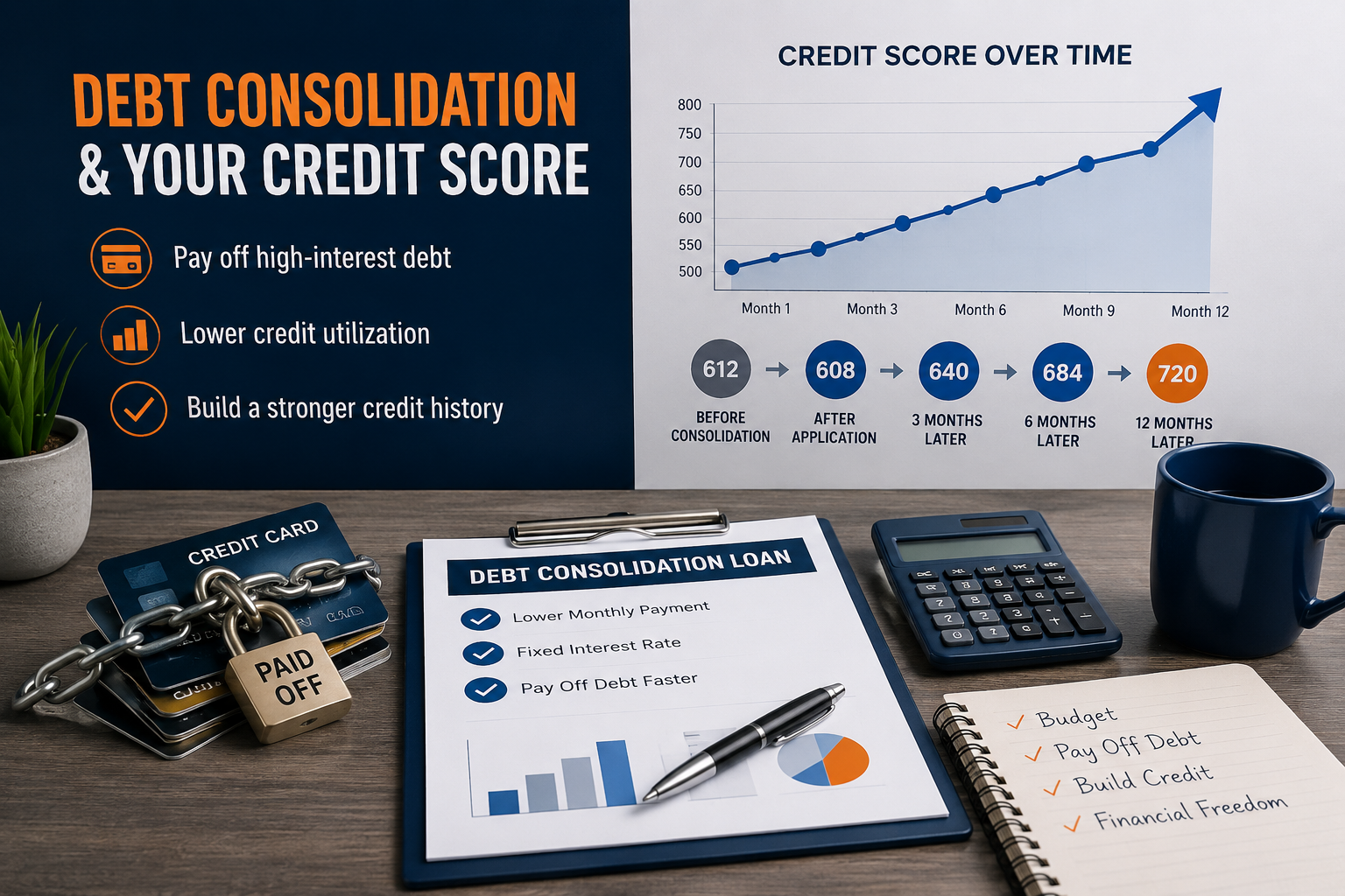 does debt consolidation hurt your credit score