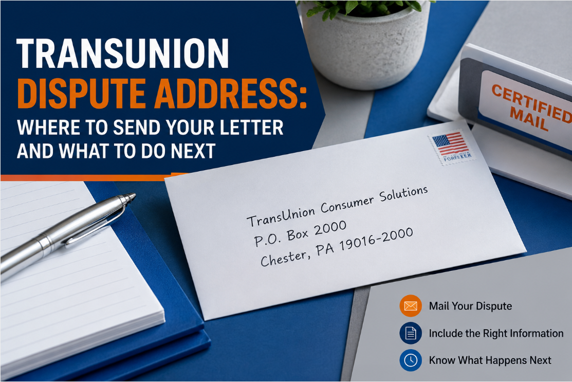 TransUnion dispute address