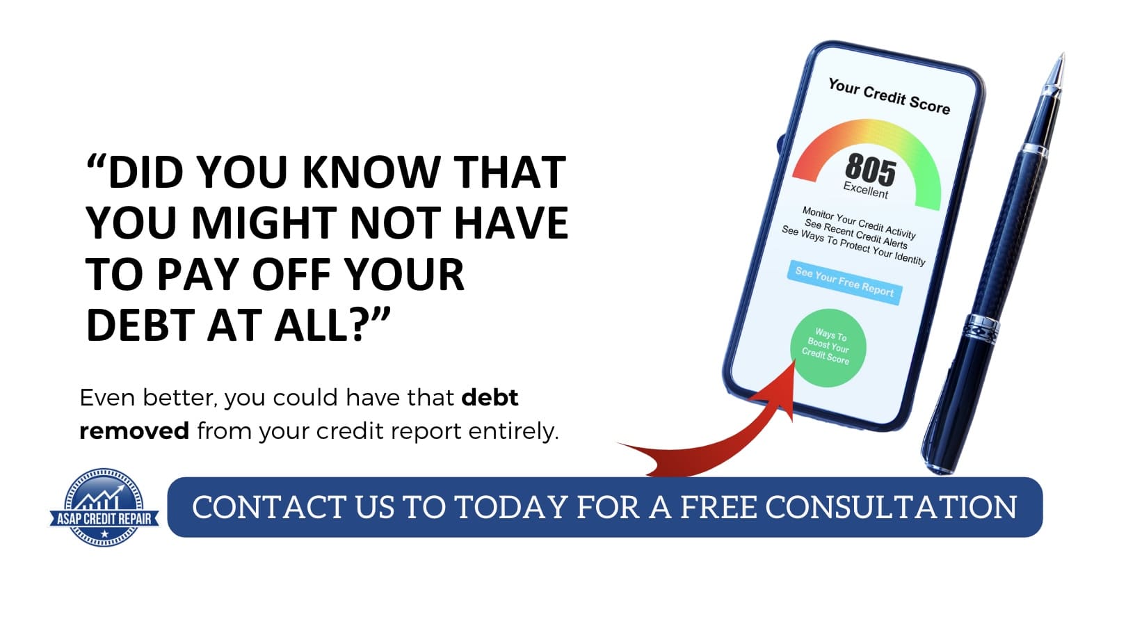 not pay for debt