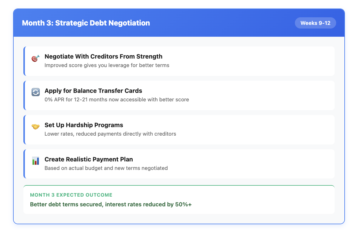 Strategic Debt Negotiation