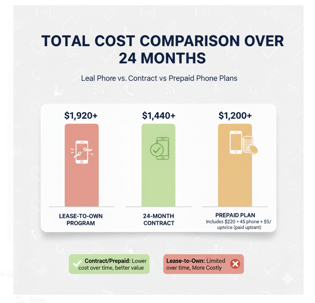 total cost comparison