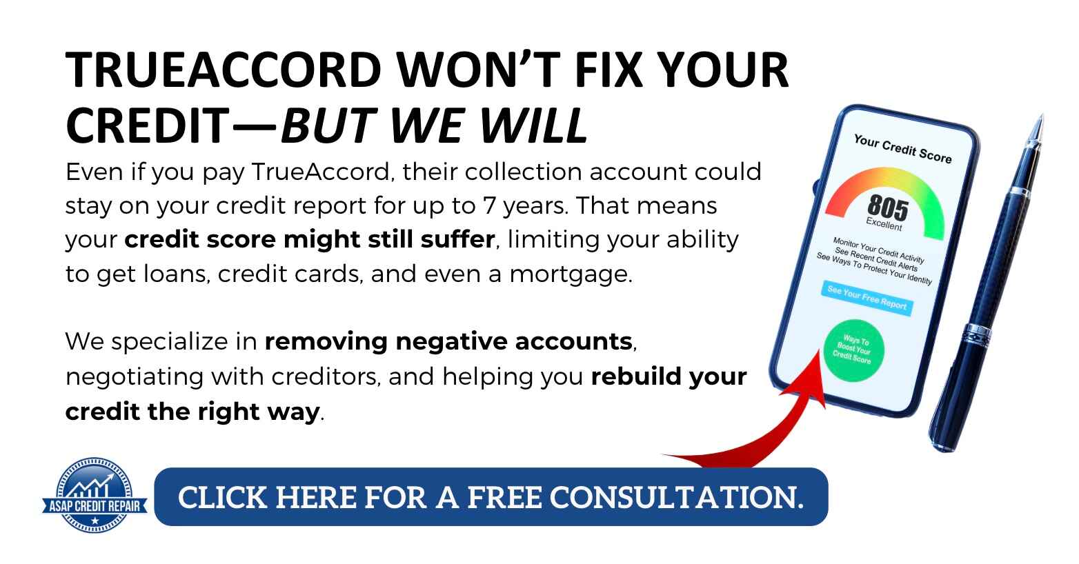 trueaccord wont fix your credit
