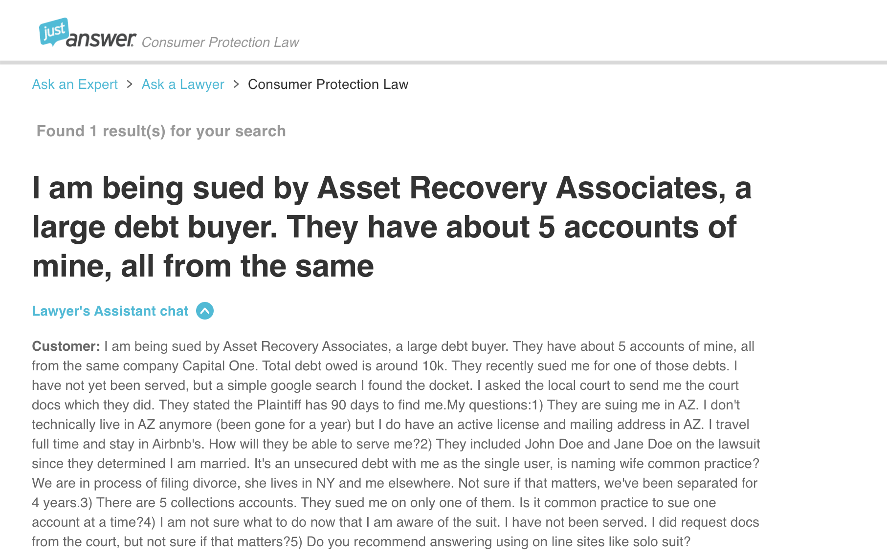 Asset Recovery Associates Reviews