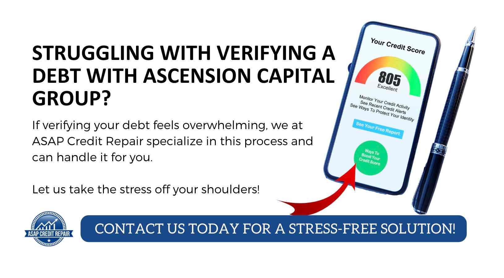 verifying a debt with ascension capital group