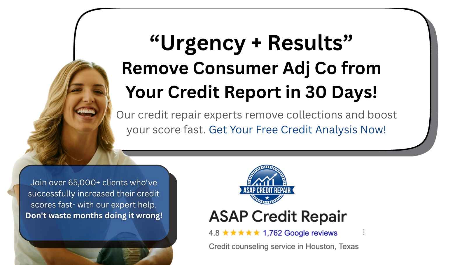 remove Consumer Adjustment Company fast