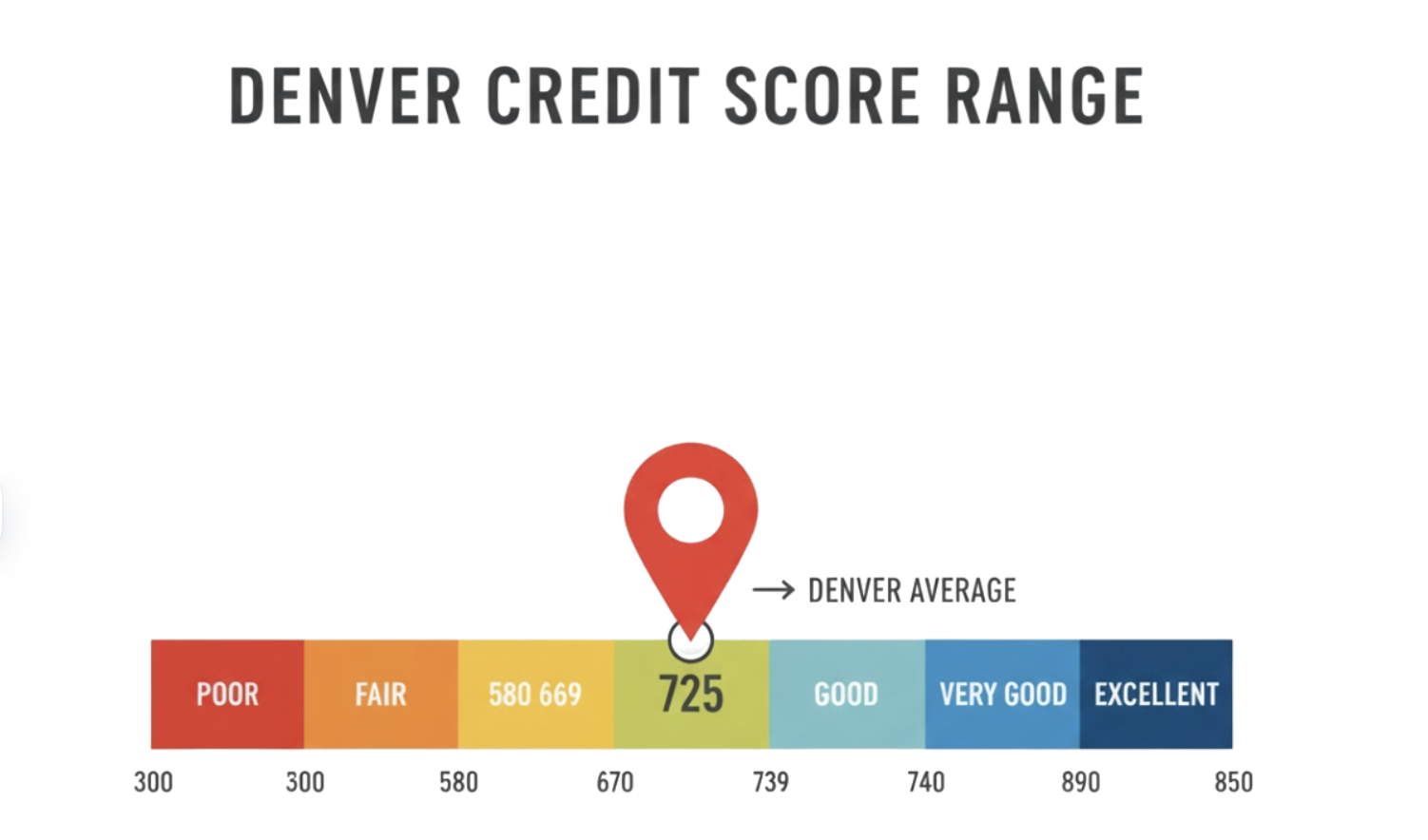 Denver credit score range