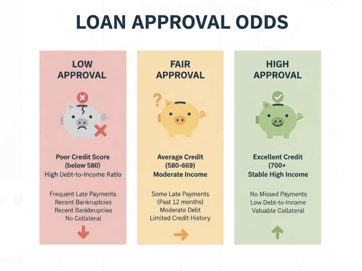 reposession loan approval odds