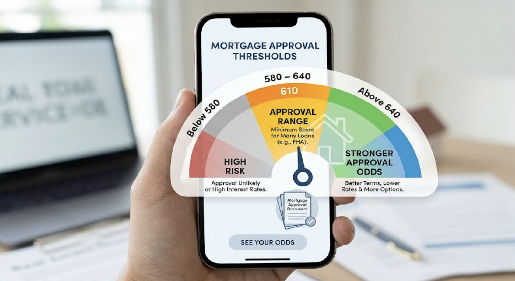 Zero Downpayment Mortgage Credit Score Requirements
