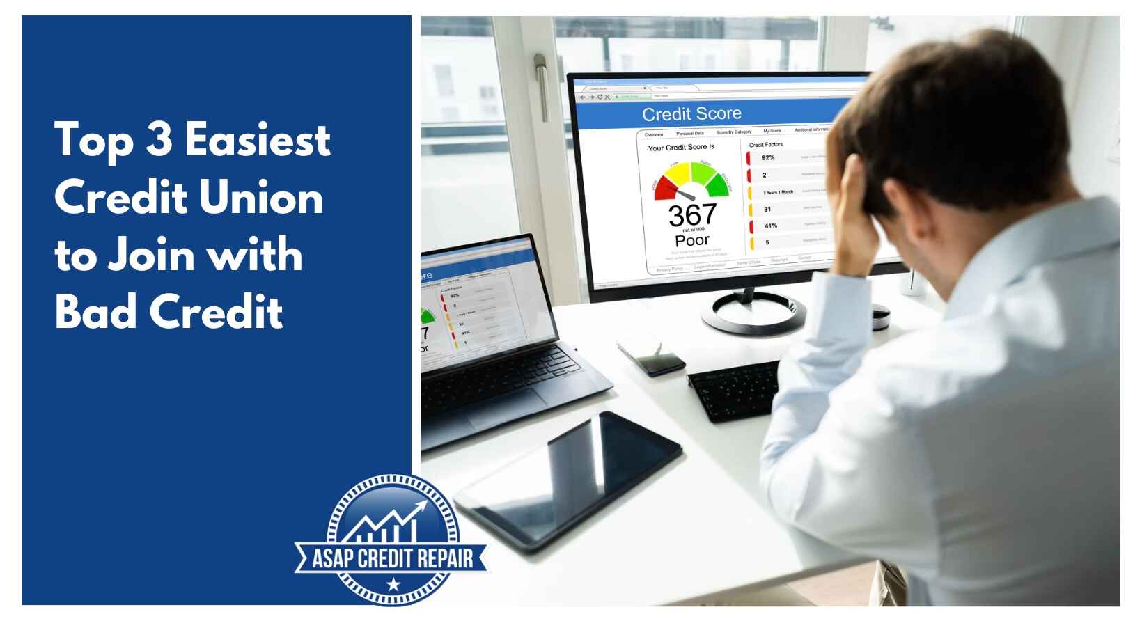 Top 3 Easiest Credit Union to Join with Bad Credit 