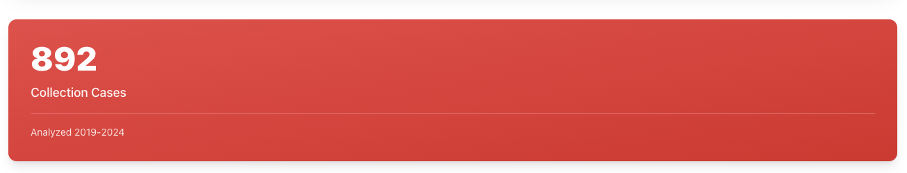 892 cases of accounts