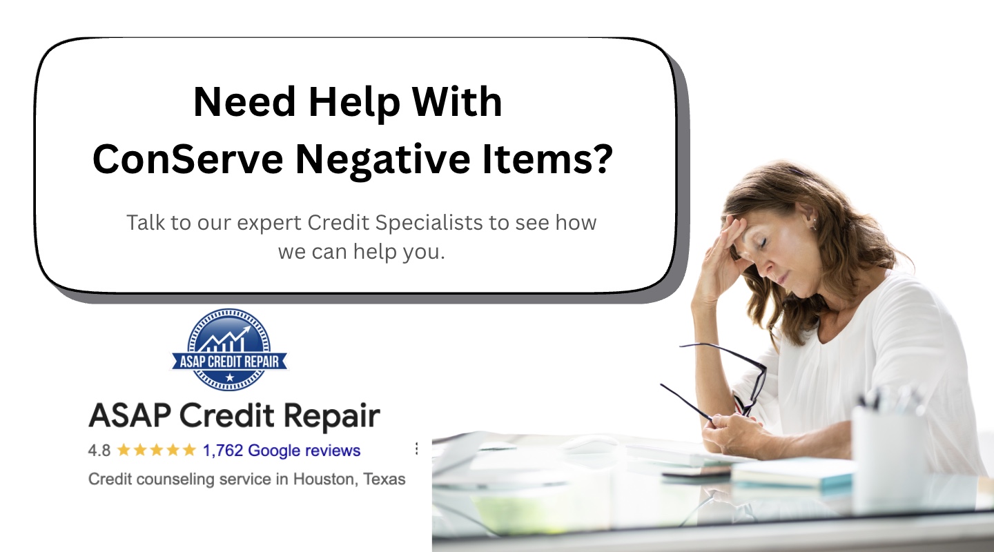 need help with conserve negative items