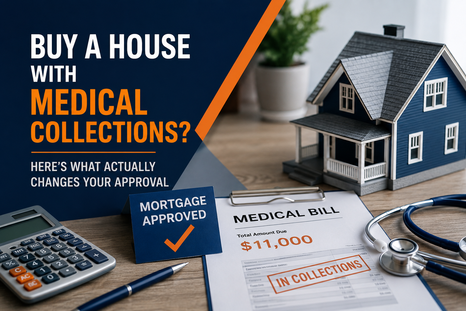 buy a house with medical collections