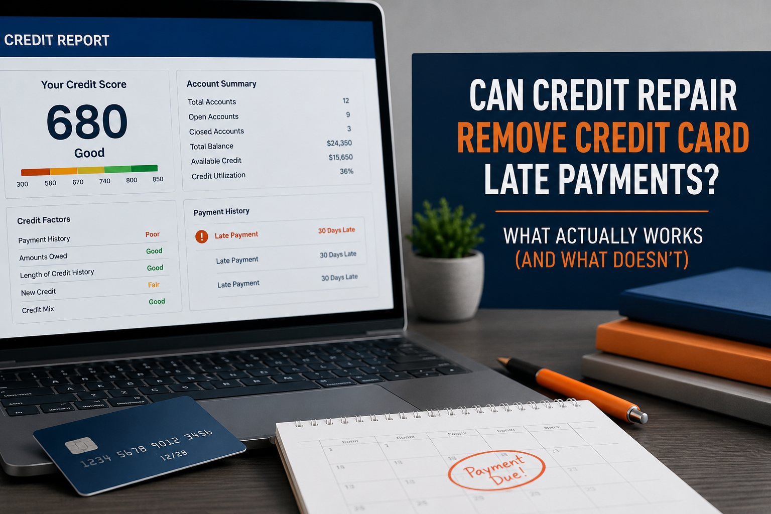 Credit card late payment removal