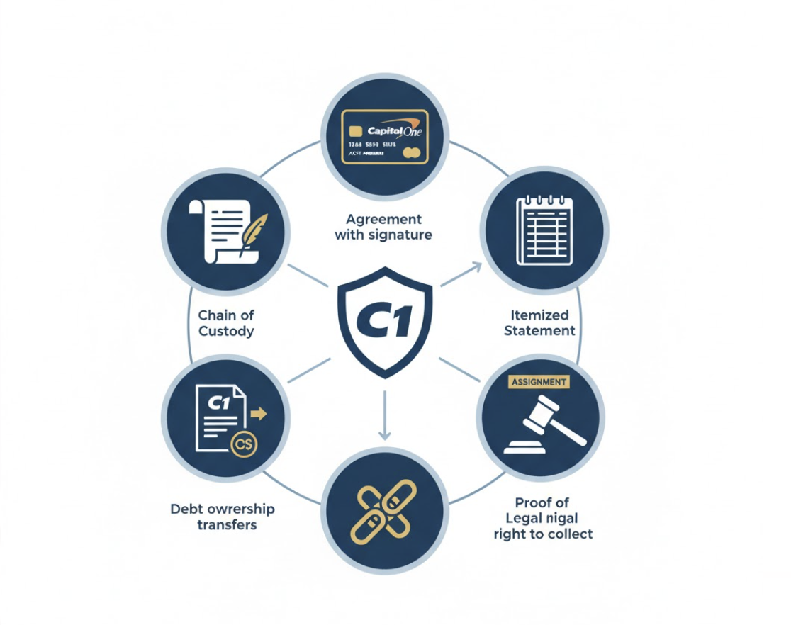 Capital One Collections or the debt buyer documentation