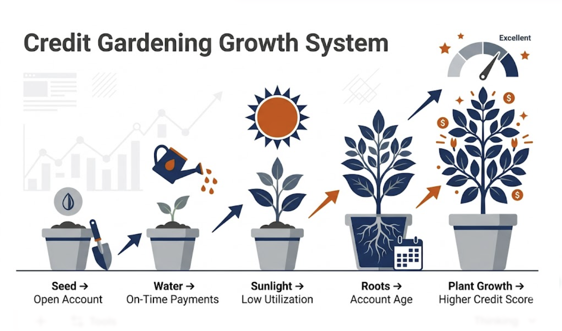 Credit gardening