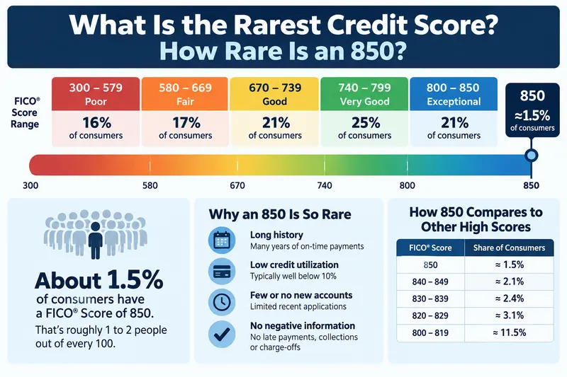 What Is the Rarest Credit Score