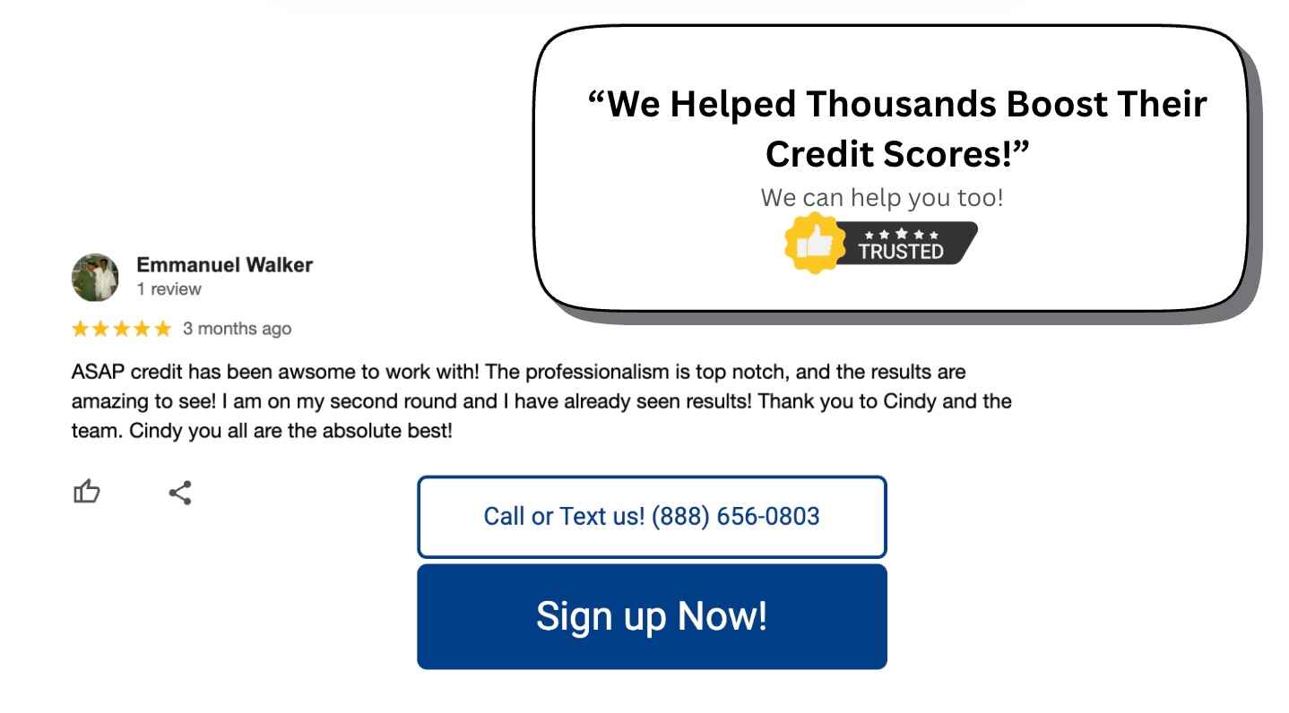 credit repair sign up