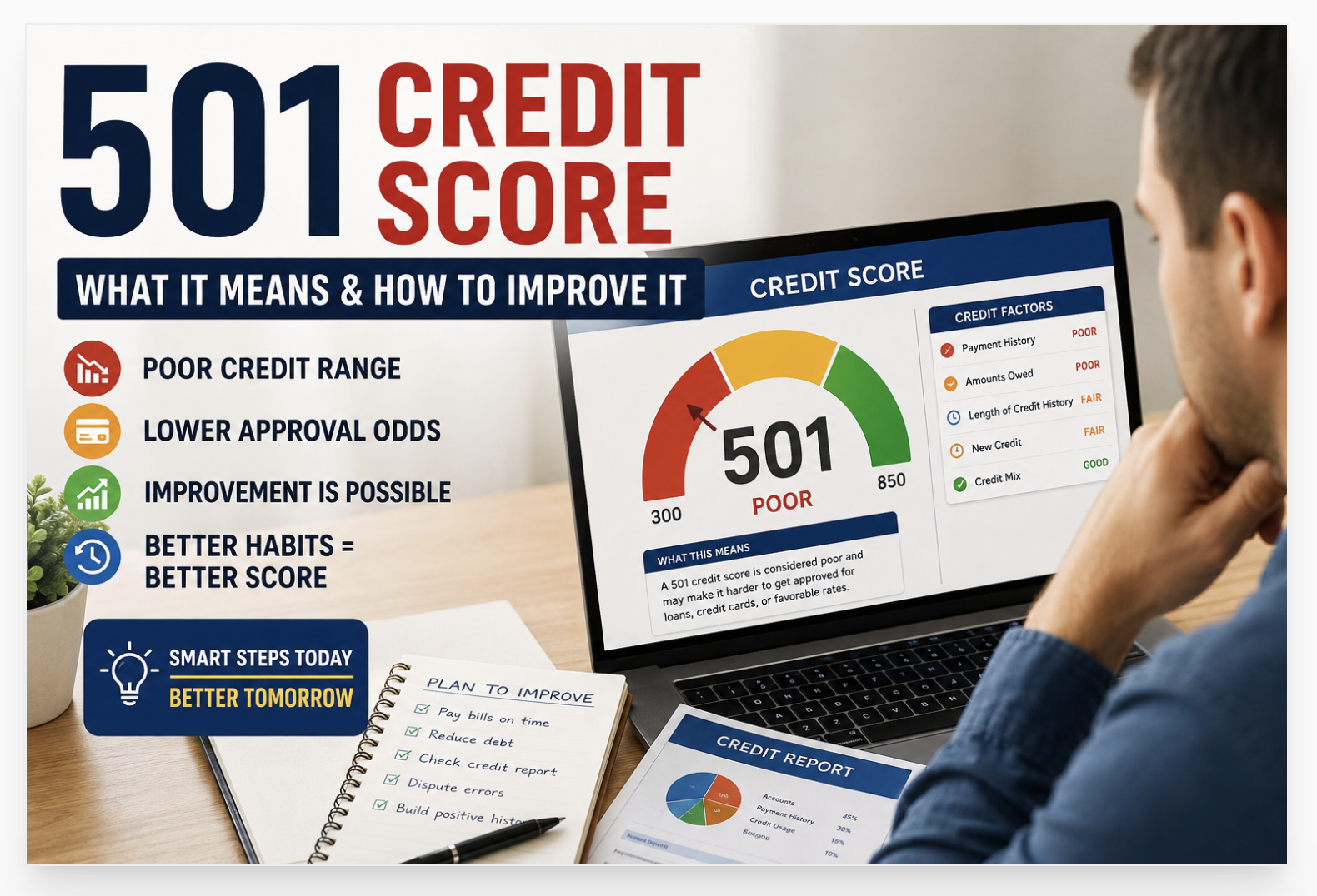 501 credit score