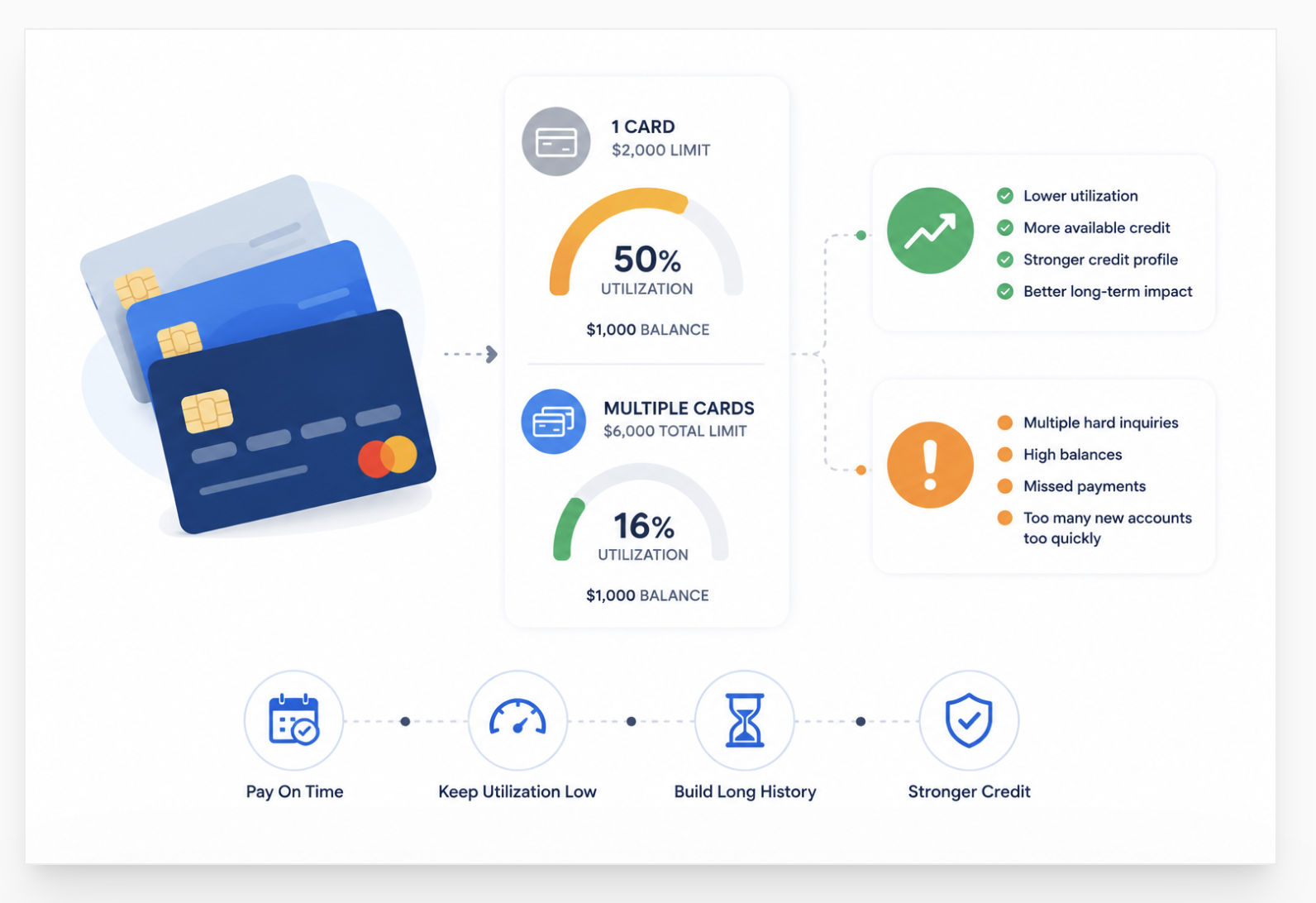 does having multiple credit cards hurt your credit