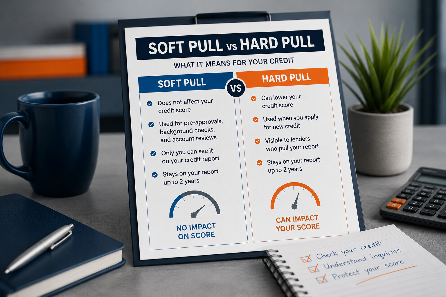 what is a soft pull on your credit
