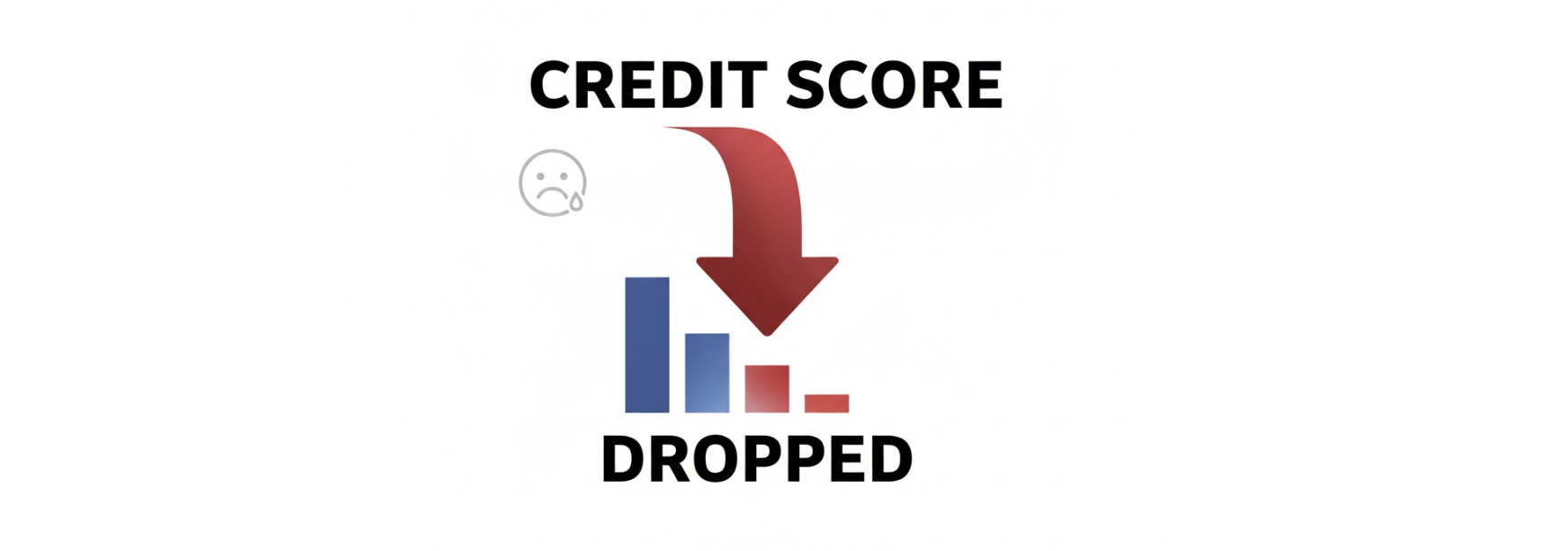credit score drop