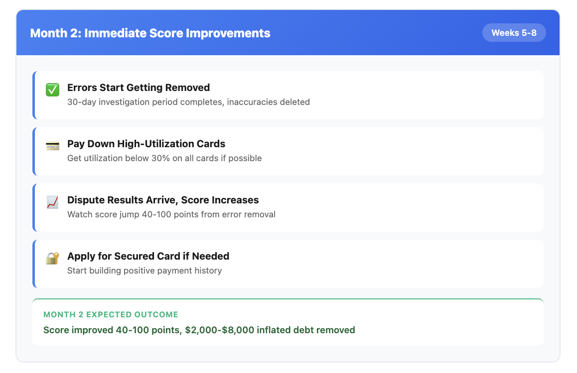 Immediate Score Improvements