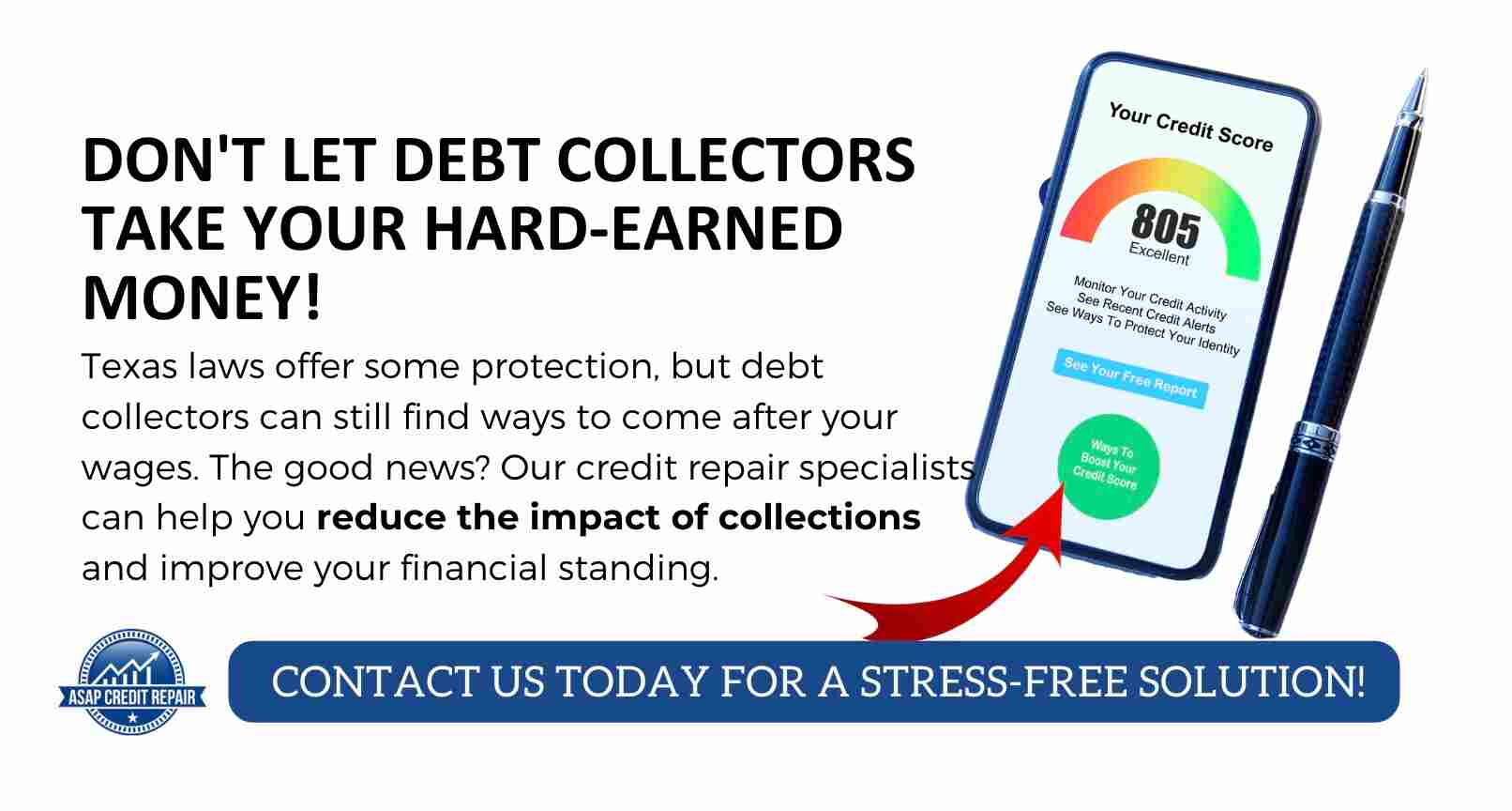 Don't let debt collectors take your money