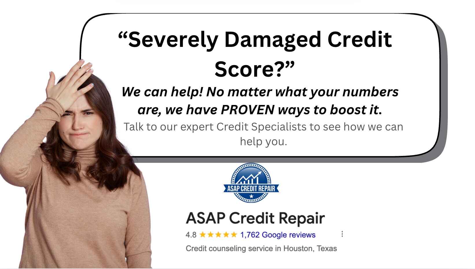 severely damaged credit score help