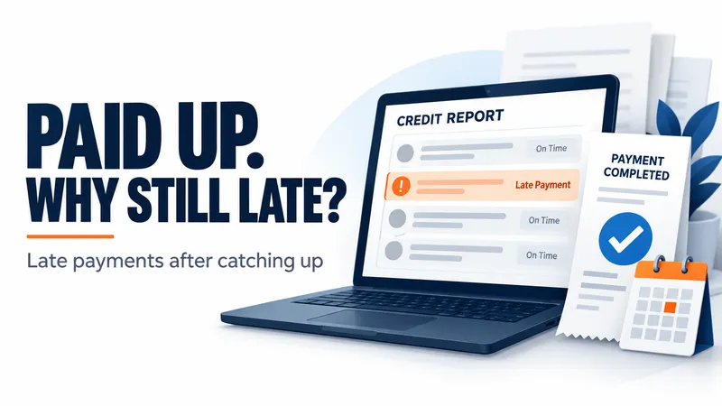 late payments after catching up