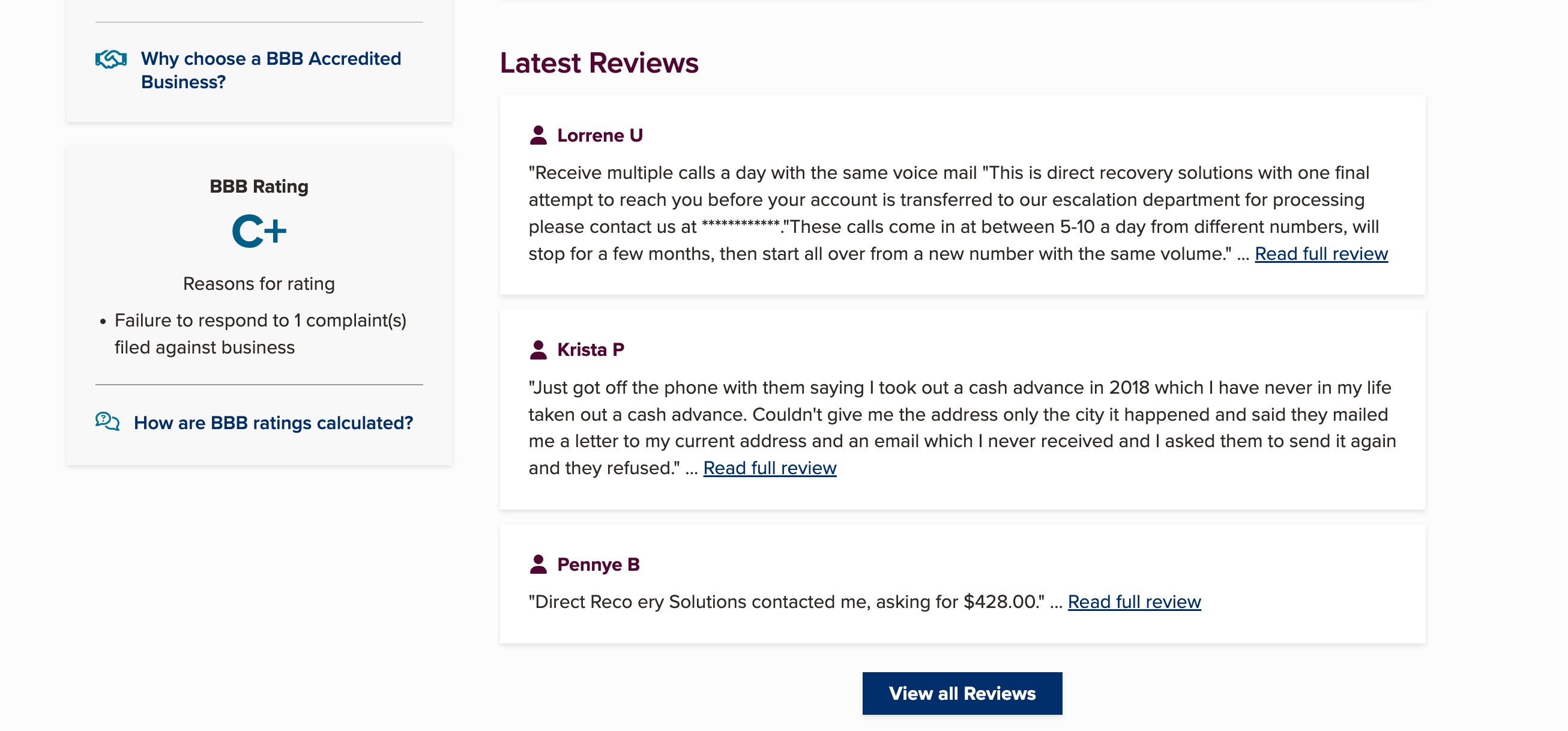 Direct Recovery Solutions reviews