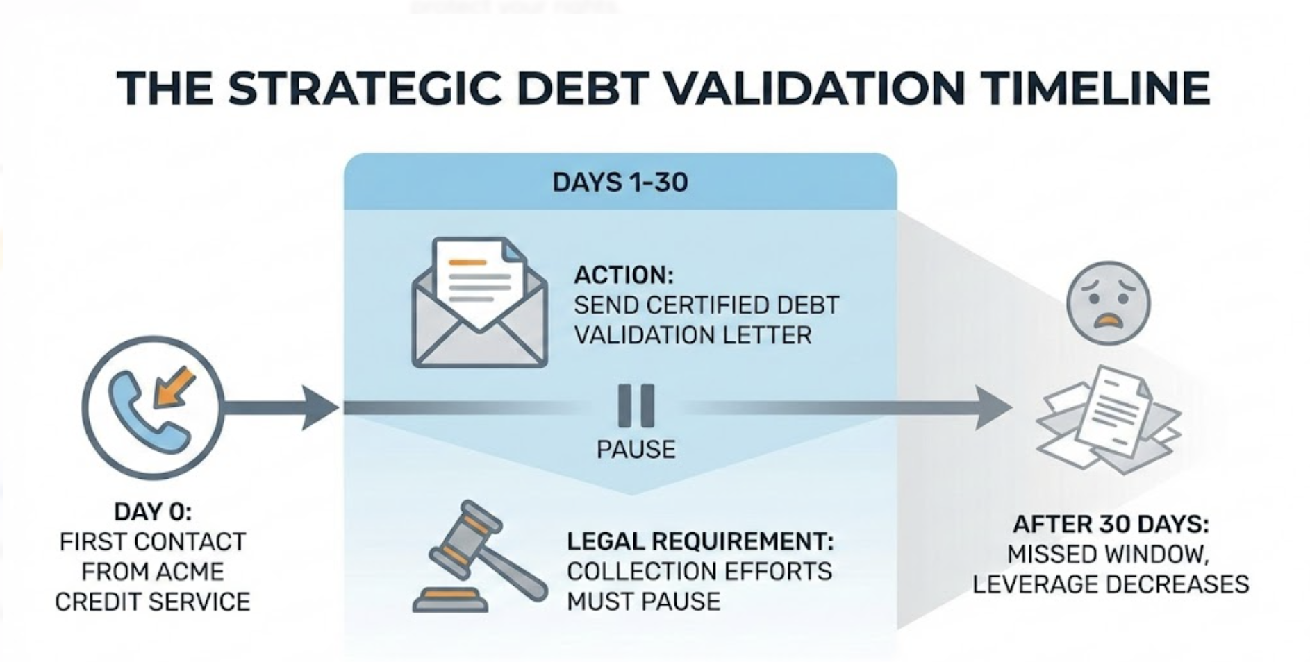 Debt validation timeline