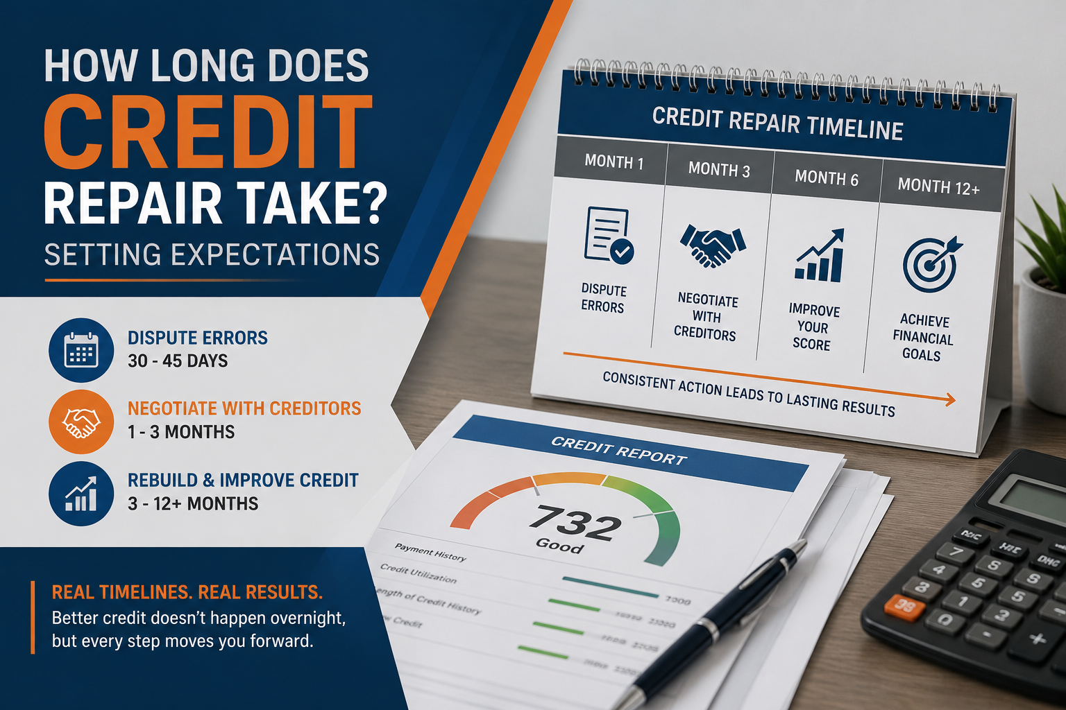 how long to fix credit