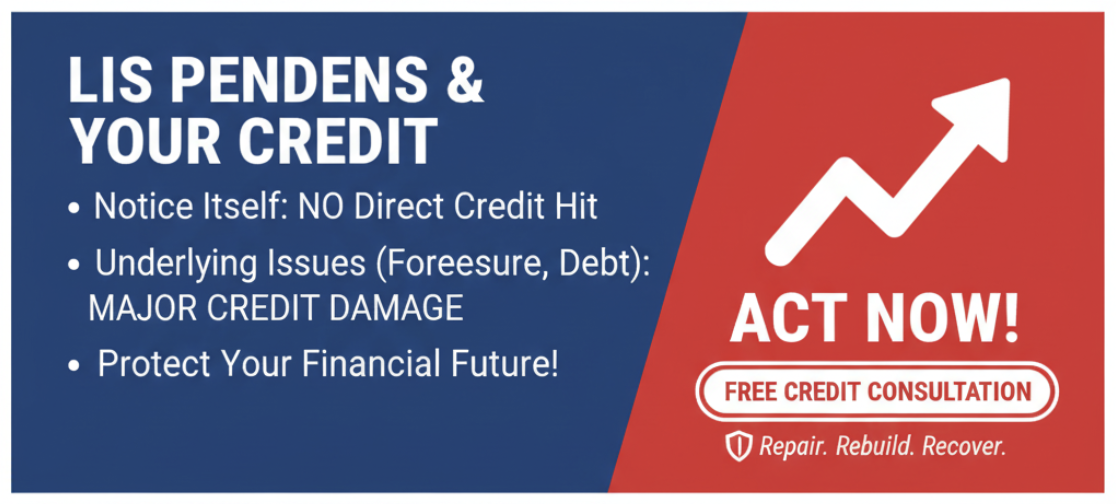 lis pendens and credit score