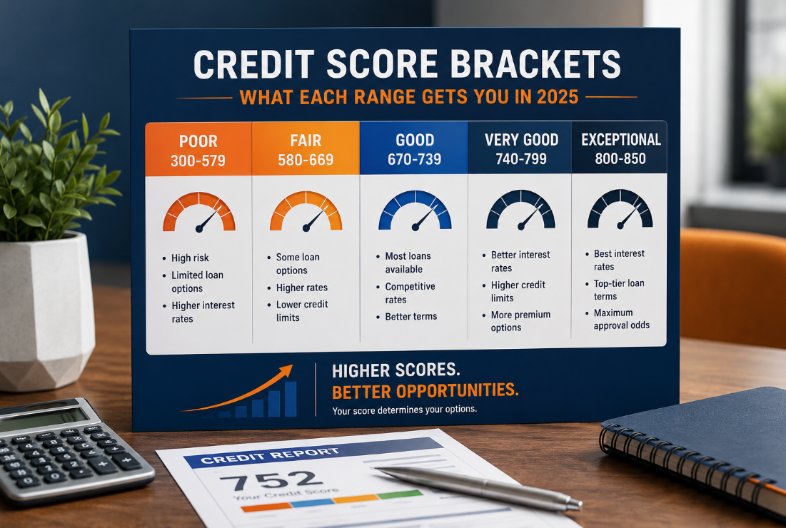 credit score brackets