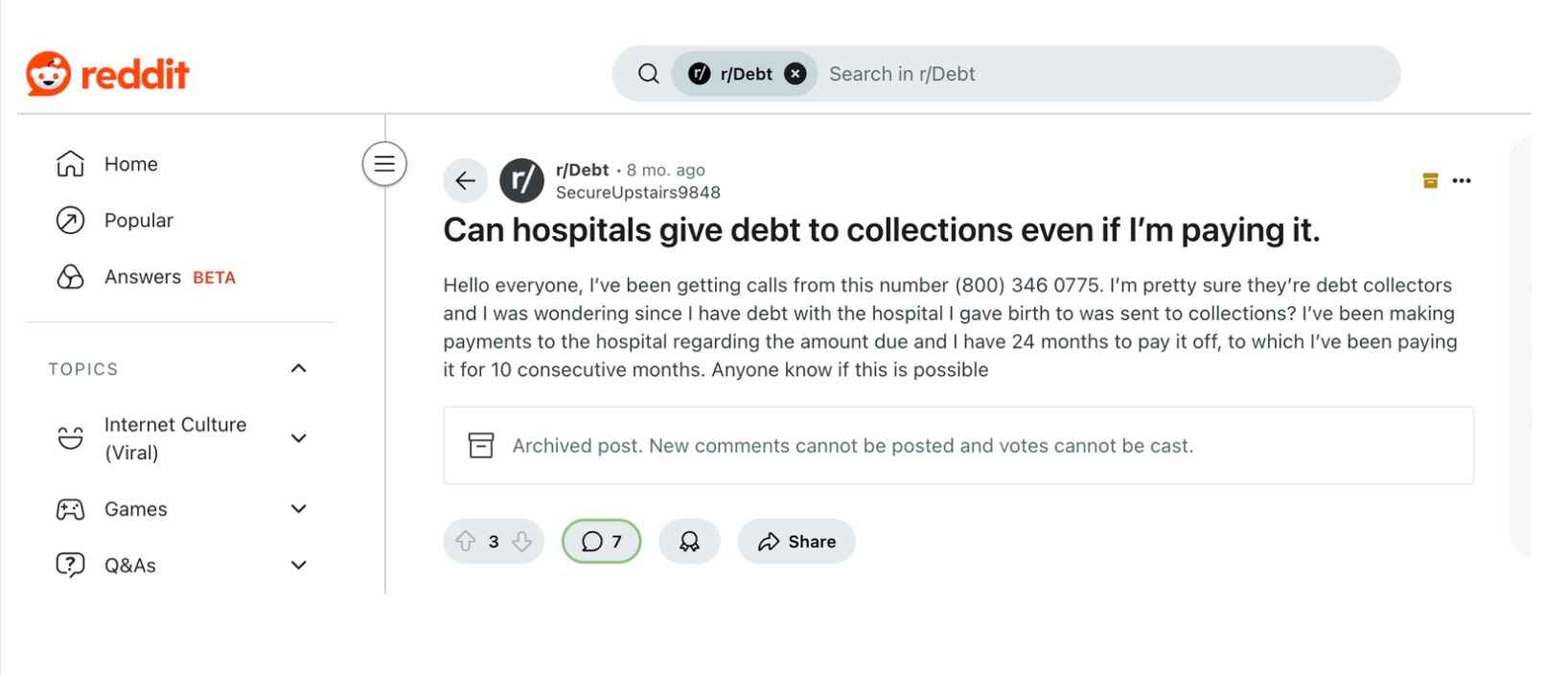 800-346-0775 reddit user experience