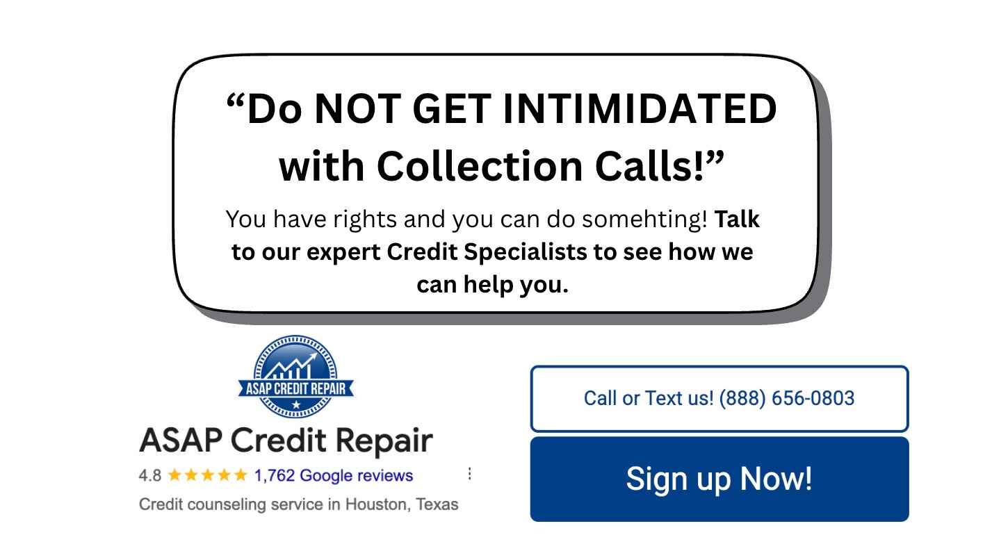 do not get intimidated with collection calls