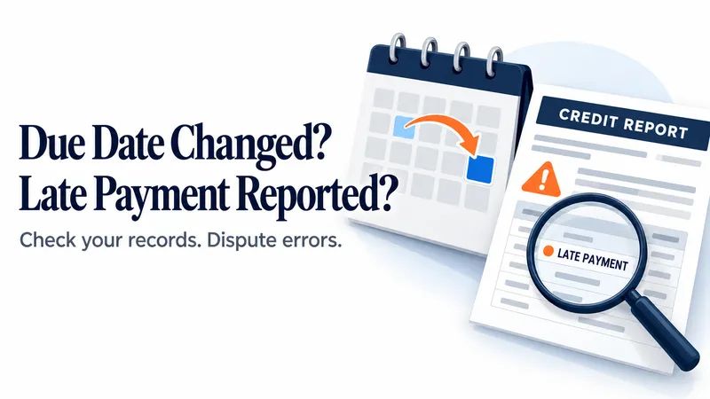 late payment after due date change