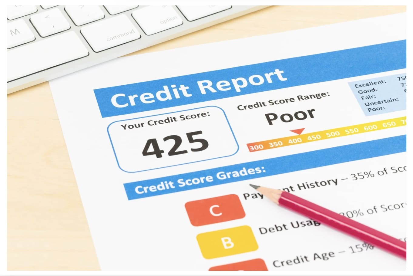 poor credit score impact