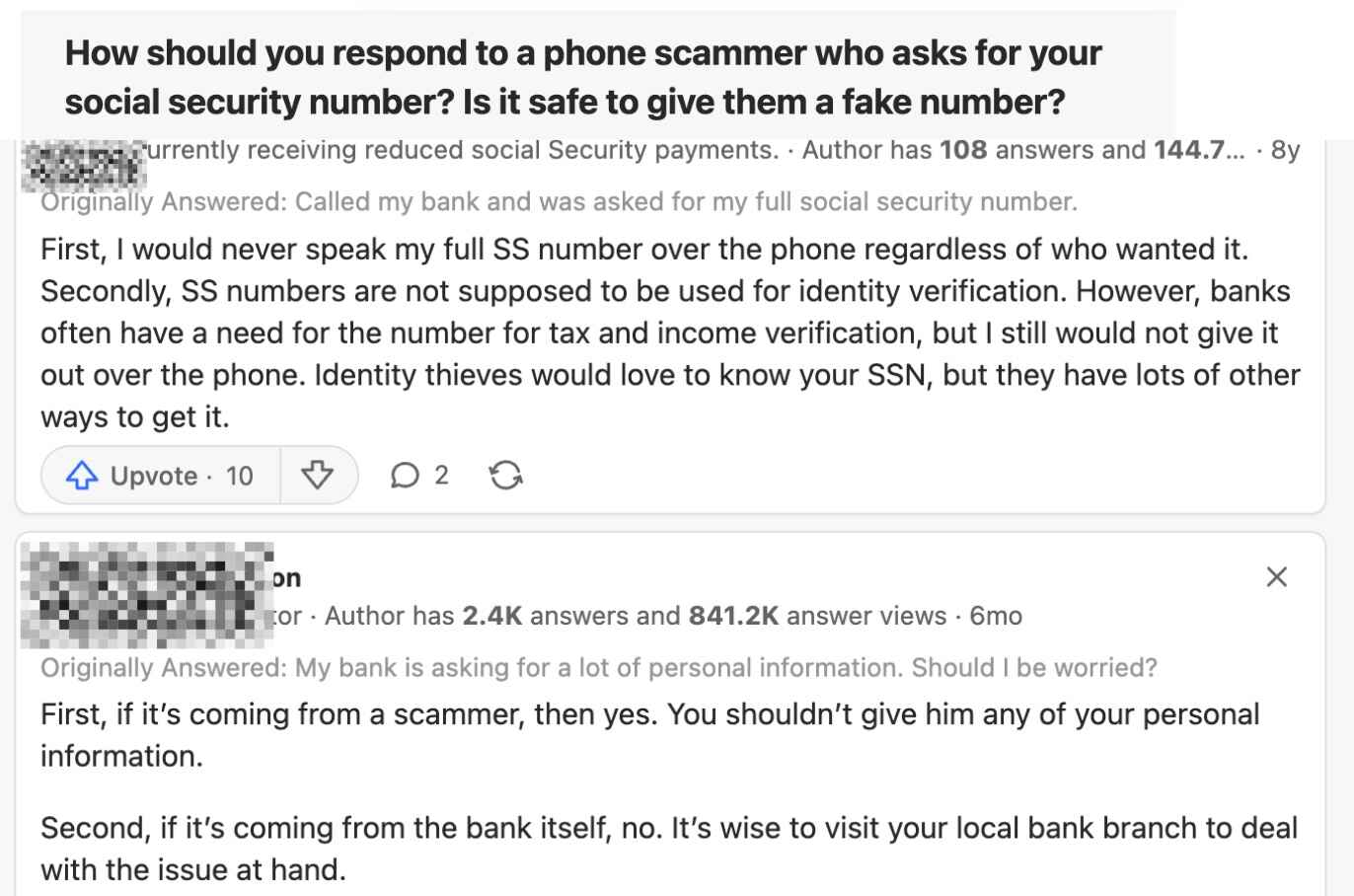 signs of scam