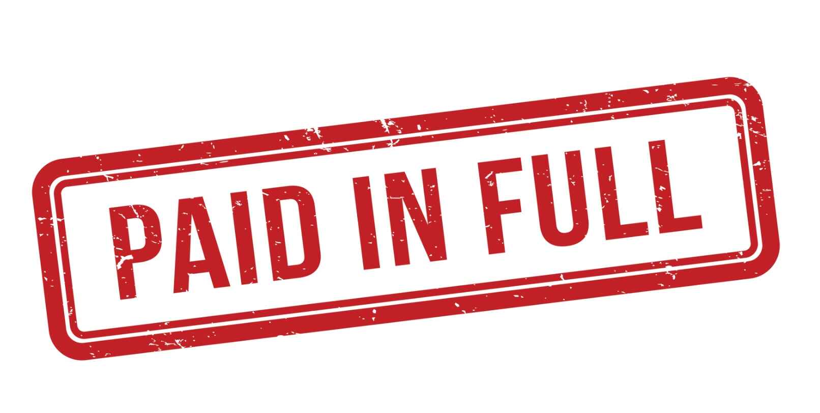 paid in full