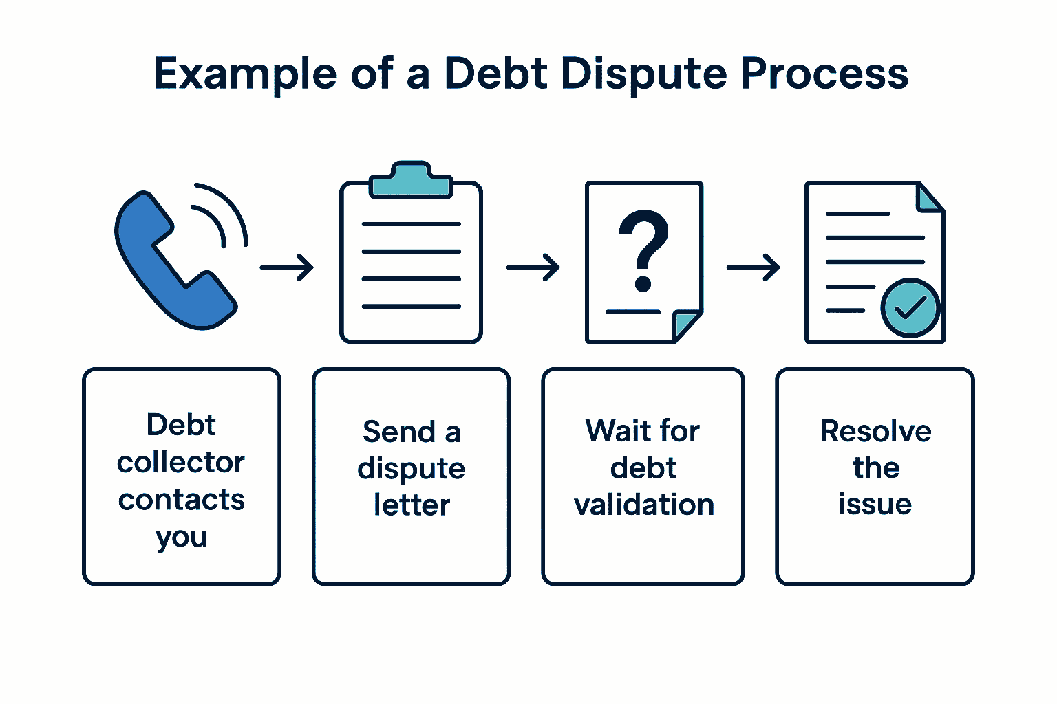 example of a debt dispute process