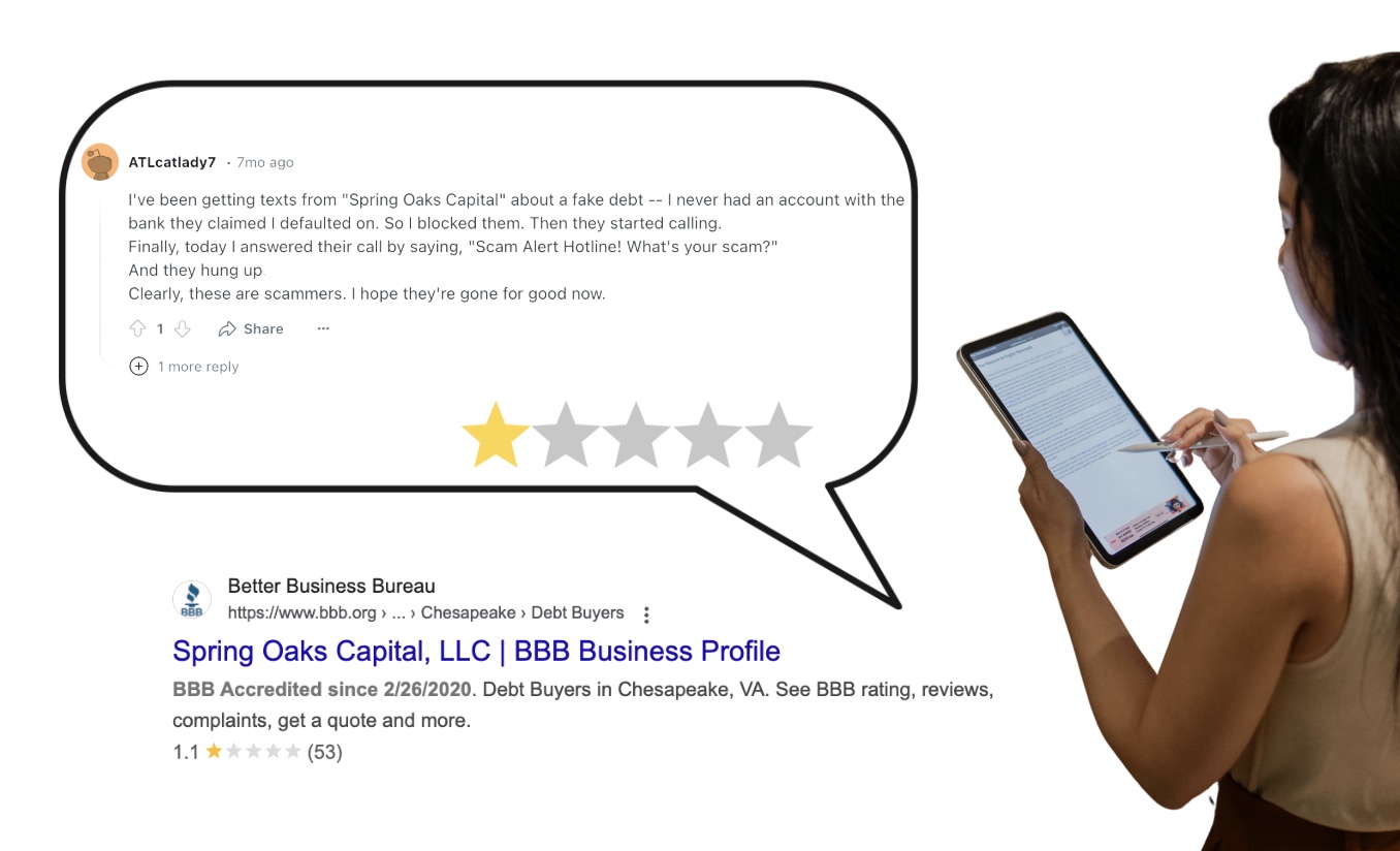 Spring Oaks Capital customer reviews
