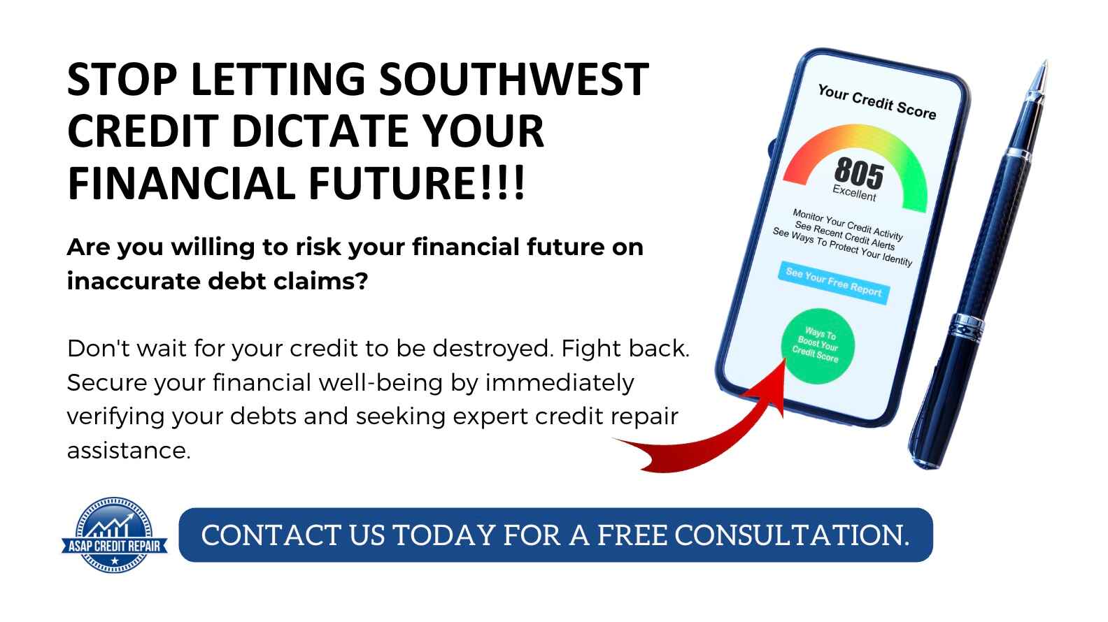 Stop letting Southwest Credit dictate your financial future