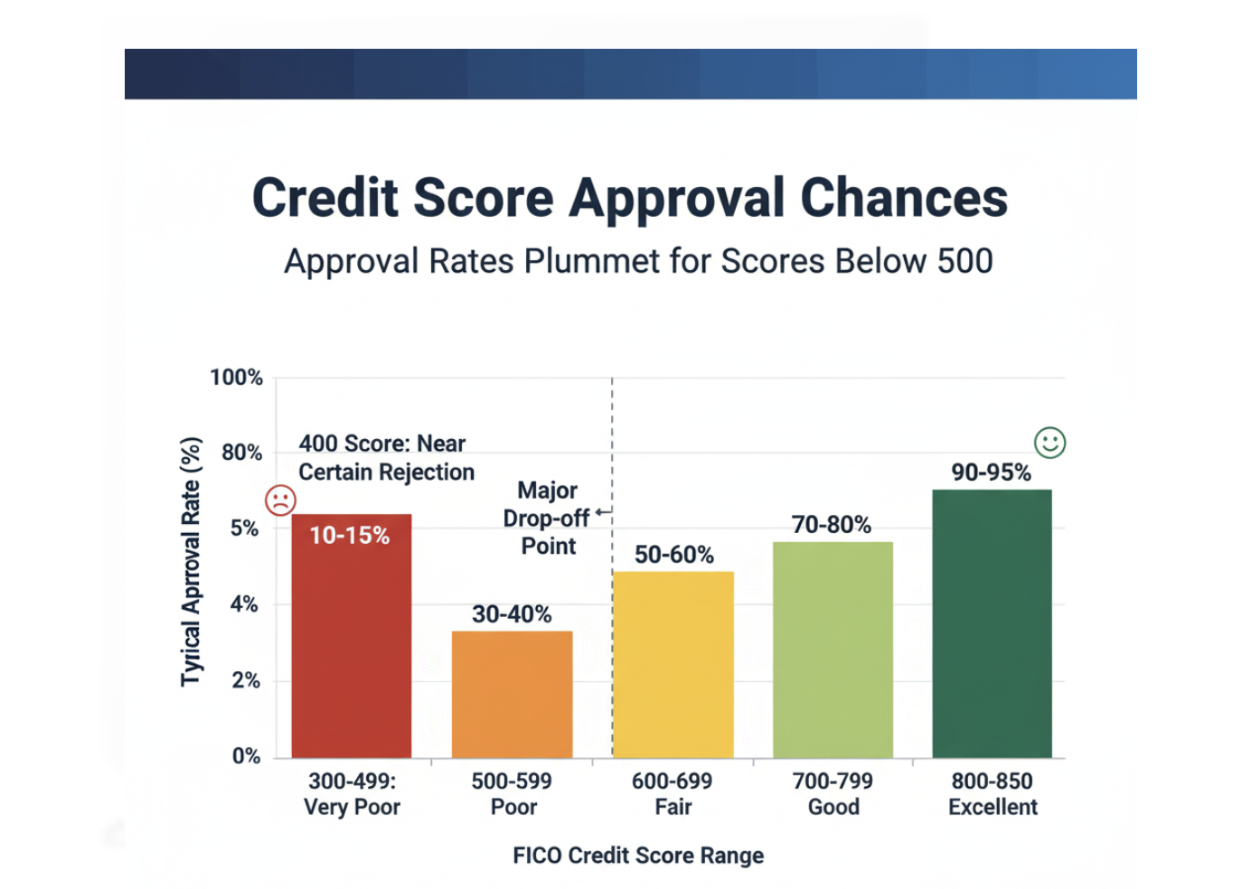 400 credit score approval chances
