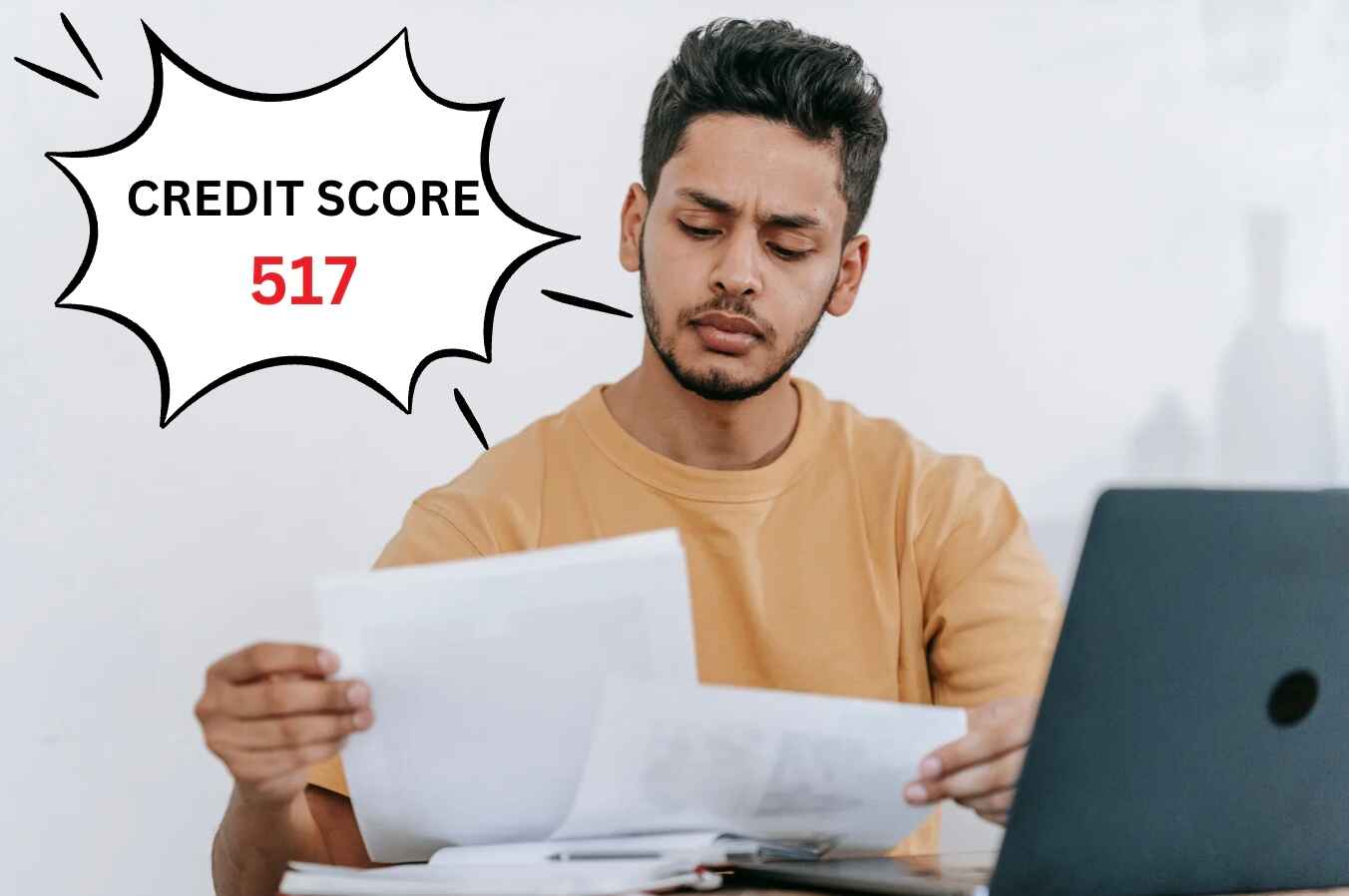 Looking at 517 credit score