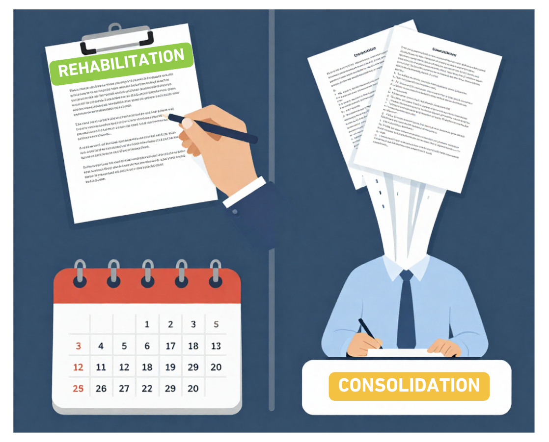 fast way to remove student loan rehabilitation vs consolidation