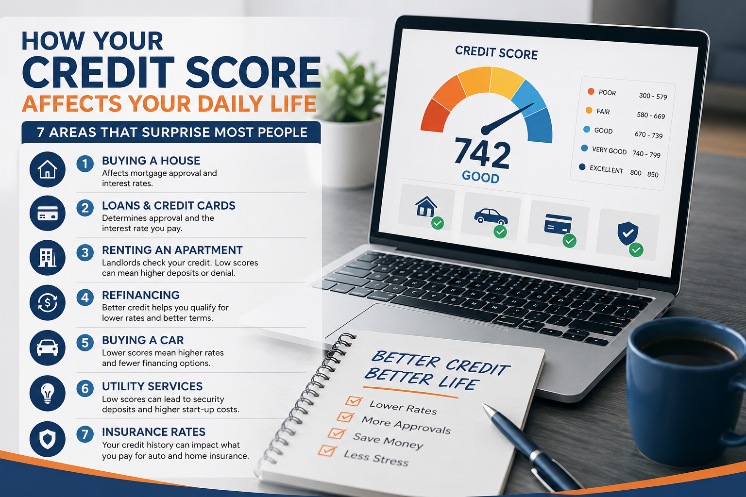 how credit score affects daily life