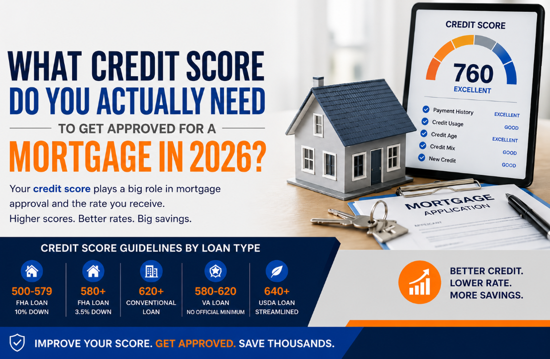 credit score needed for mortgage 2026