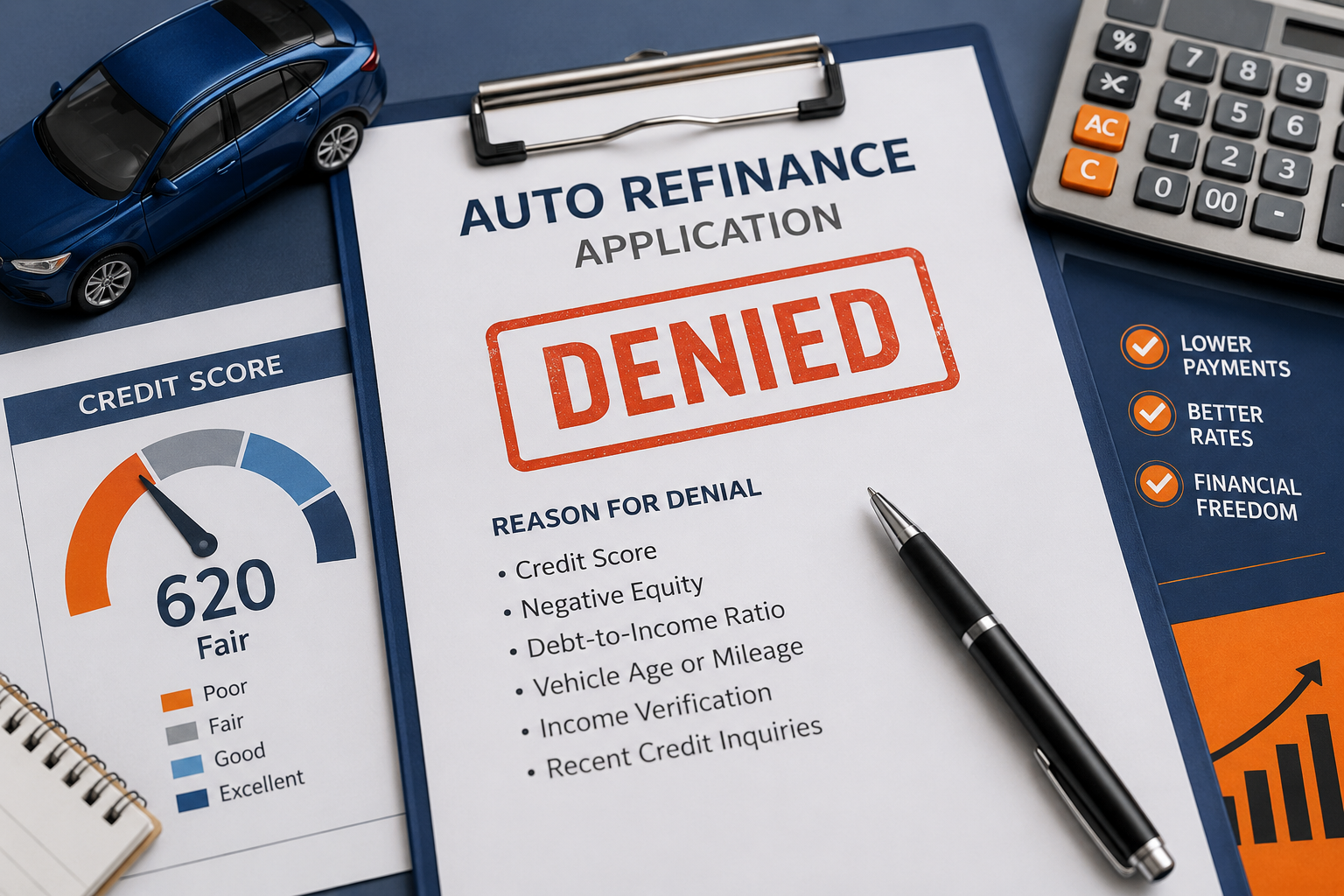 auto refinance denied